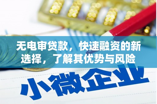漳州无电审贷款，快速融资的新选择，了解其优势与风险