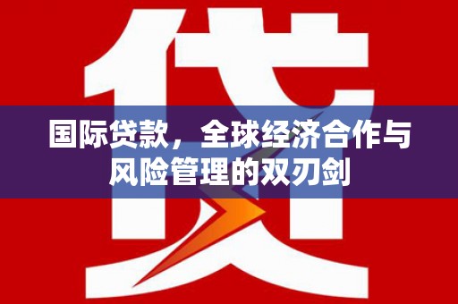 漳州国际贷款，全球经济合作与风险管理的双刃剑
