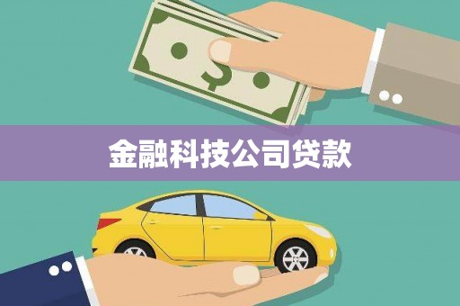 漳州金融科技公司贷款