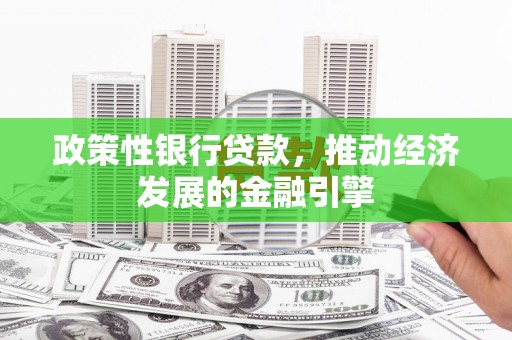 漳州政策性银行贷款，推动经济发展的金融引擎