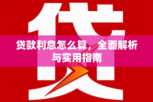 漳州贷款利息怎么算，全面解析与实用指南