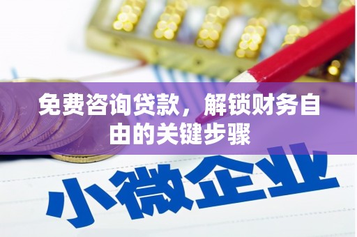 漳州免费咨询贷款，解锁财务自由的关键步骤