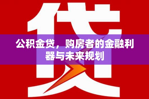 漳州公积金贷，购房者的金融利器与未来规划