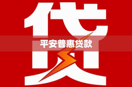 漳州平安普惠贷款