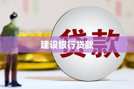 漳州建设银行贷款