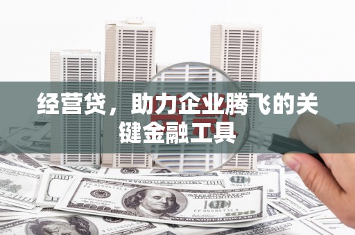 漳州经营贷，助力企业腾飞的关键金融工具