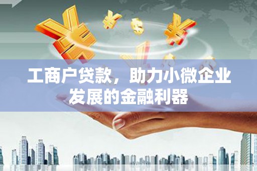 漳州工商户贷款，助力小微企业发展的金融利器