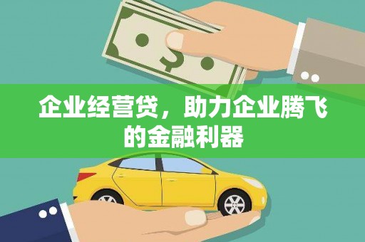 漳州企业经营贷，助力企业腾飞的金融利器