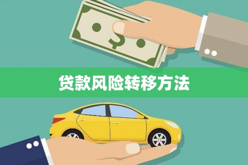 漳州贷款风险转移方法