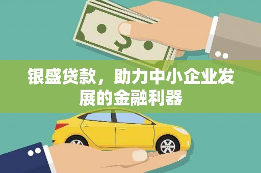 漳州银盛贷款，助力中小企业发展的金融利器