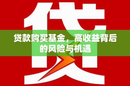 漳州贷款购买基金，高收益背后的风险与机遇