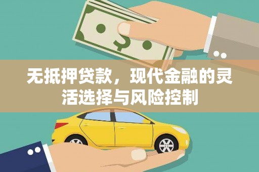 漳州无抵押贷款，现代金融的灵活选择与风险控制