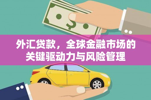 漳州外汇贷款，全球金融市场的关键驱动力与风险管理