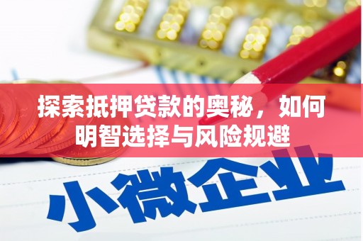 漳州探索抵押贷款的奥秘，如何明智选择与风险规避