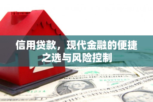 漳州信用贷款，现代金融的便捷之选与风险控制