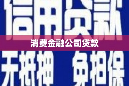 漳州消费金融公司贷款