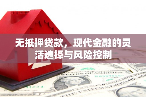 漳州无抵押贷款，现代金融的灵活选择与风险控制