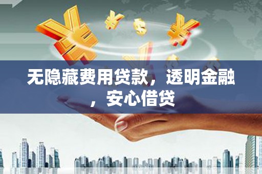 漳州无隐藏费用贷款，透明金融，安心借贷