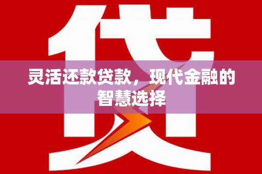 漳州灵活还款贷款，现代金融的智慧选择