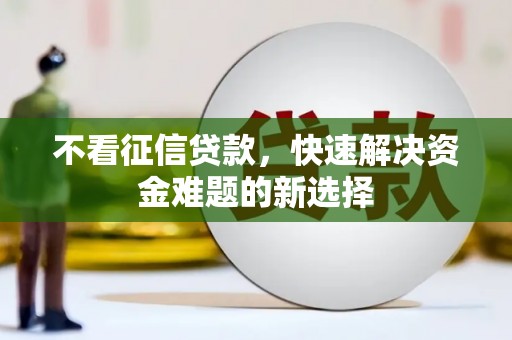 漳州不看征信贷款，快速解决资金难题的新选择