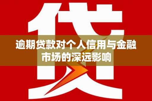 漳州逾期贷款对个人信用与金融市场的深远影响