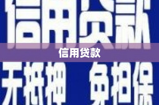 漳州信用贷款