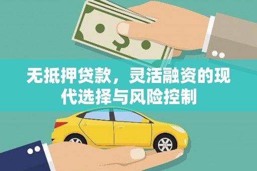 漳州无抵押贷款，灵活融资的现代选择与风险控制