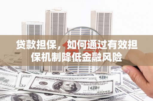 漳州贷款担保，如何通过有效担保机制降低金融风险