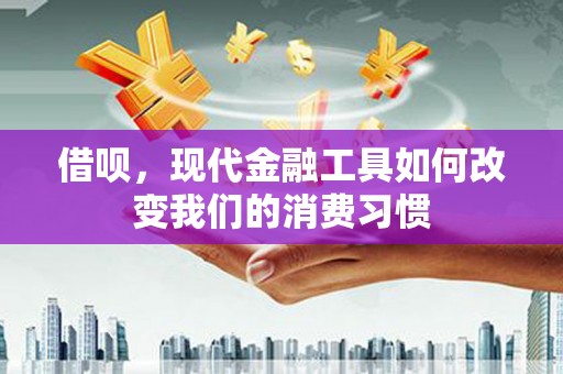 漳州借呗，现代金融工具如何改变我们的消费习惯