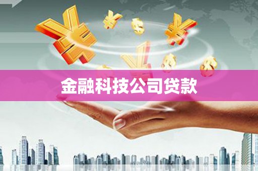 漳州金融科技公司贷款