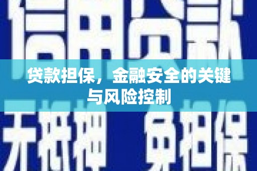 漳州贷款担保，金融安全的关键与风险控制