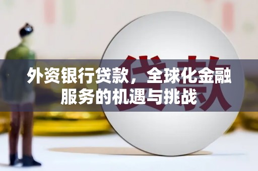 漳州外资银行贷款，全球化金融服务的机遇与挑战