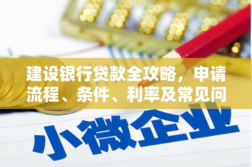 漳州建设银行贷款全攻略，申请流程、条件、利率及常见问题解答