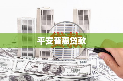 漳州平安普惠贷款